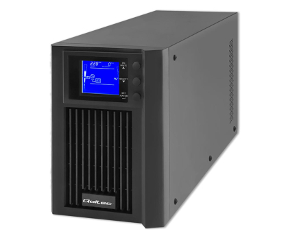 UPS (zasilacz awaryjny) QOLTEC UPS | On-line | Pure Sine Wave | 2kVA | 1.6kW |LCD | USB 53981